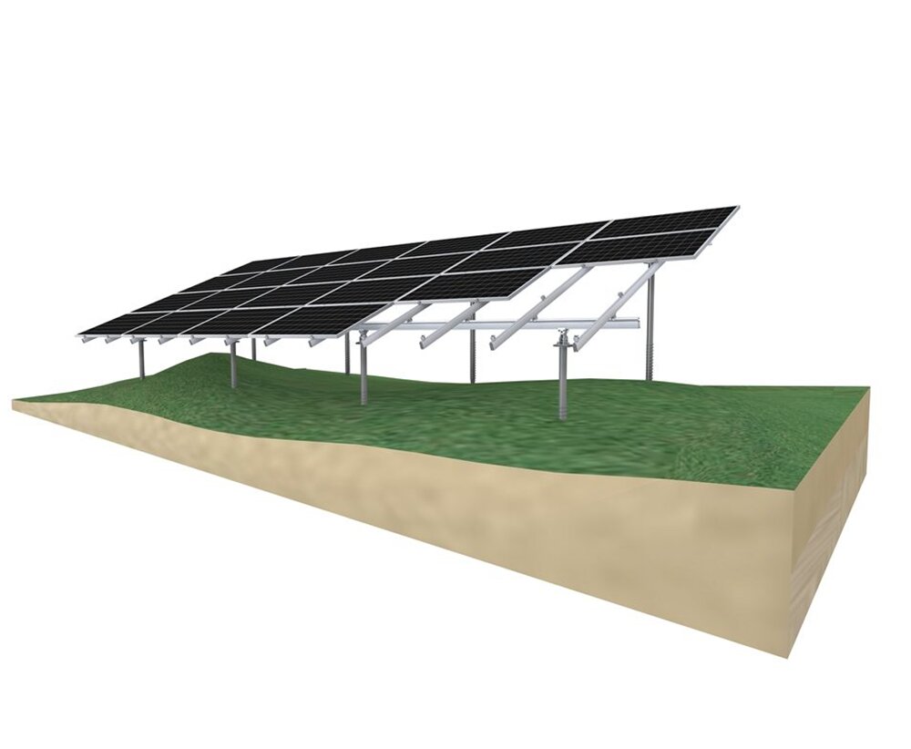 Slope-Ground Solar Mounting System