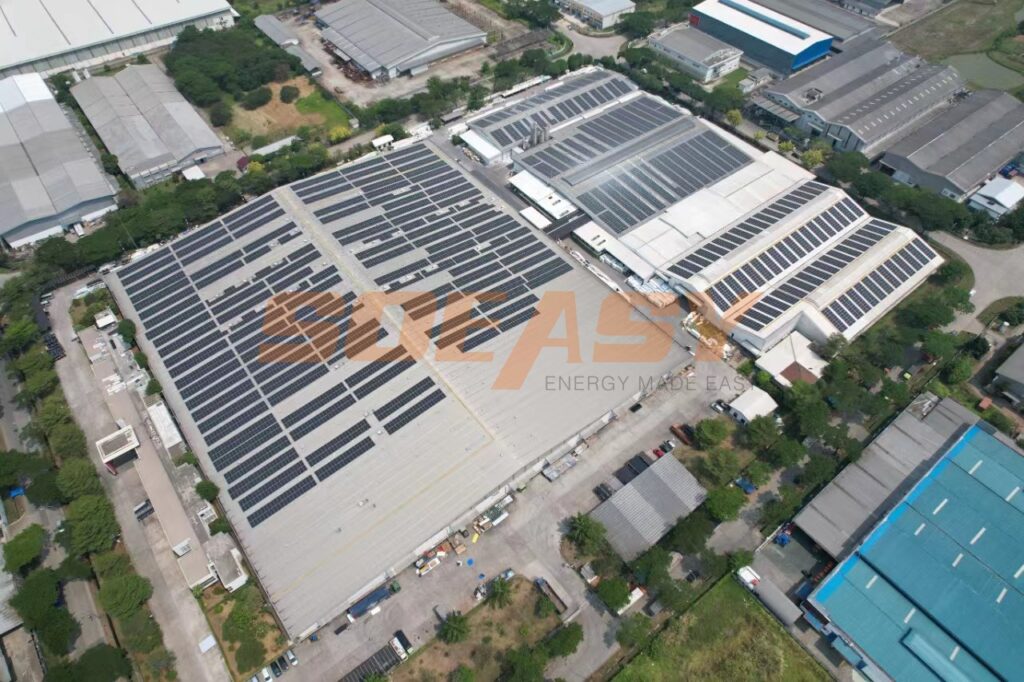 4.5MW solar rooftop mounting system