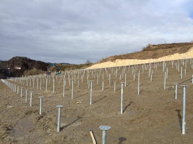Iwate 1.2MW 岩手県 ground mount system