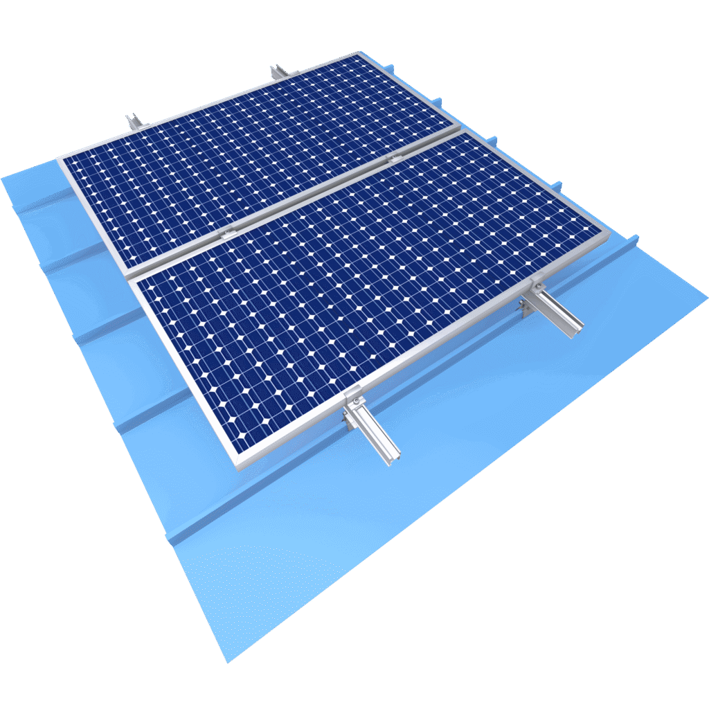 non-penetrating solar roof mounting solution