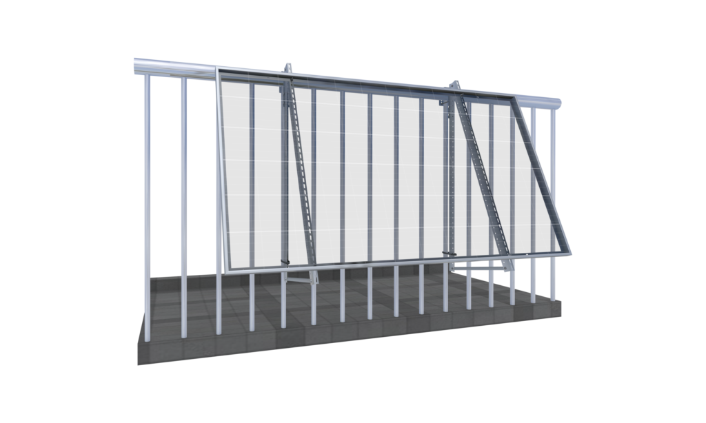 Aluminum Triangle Balcony Solar Mounting System