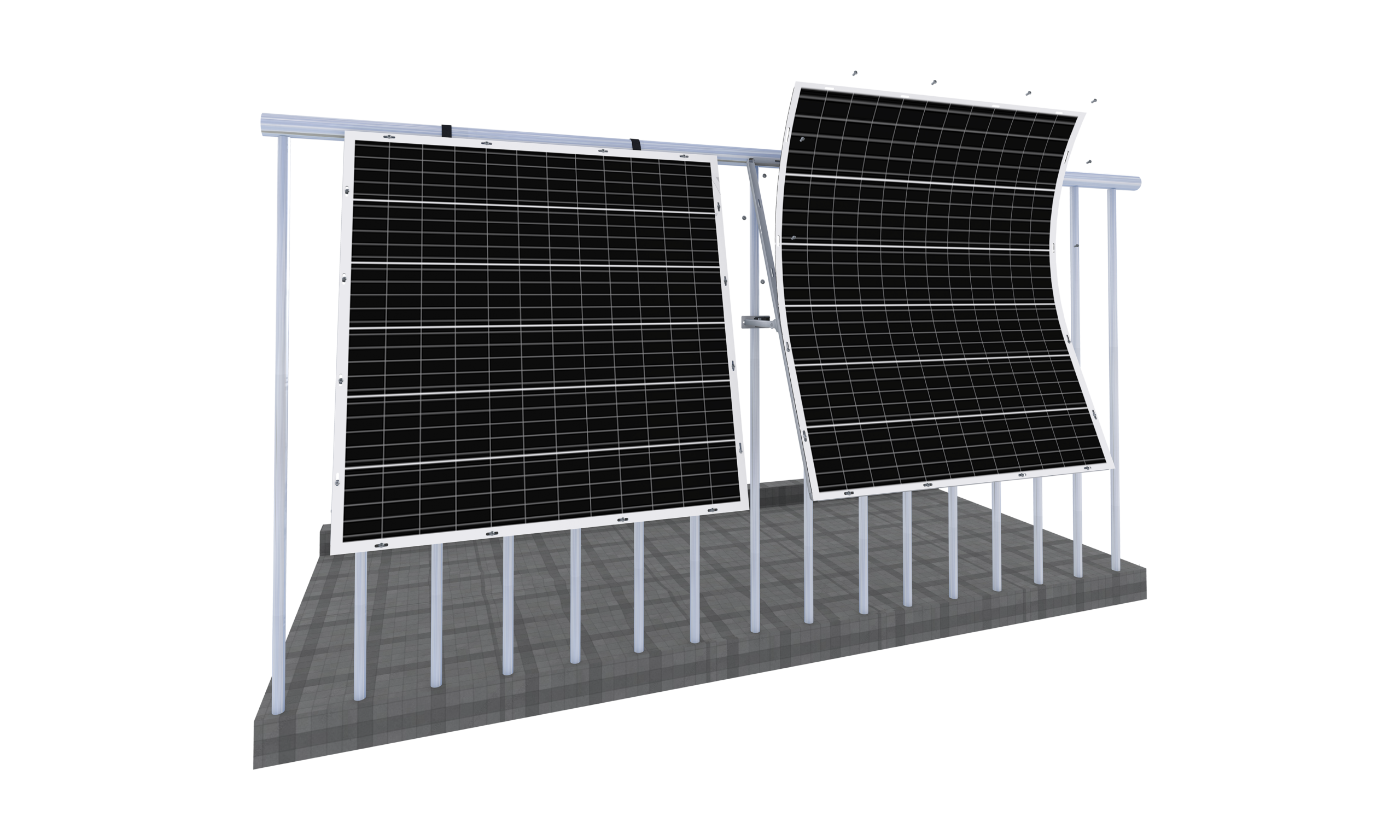 Flexible Module Balcony Solar Mounting System