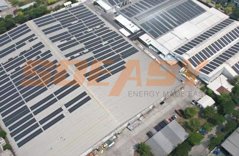 4.5MW rooftop mounting system