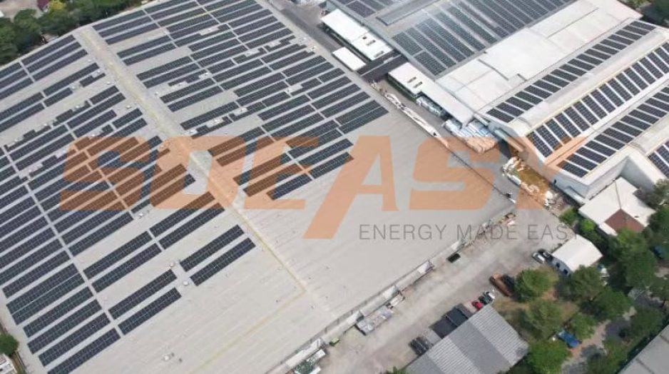 4.5MW rooftop mounting system