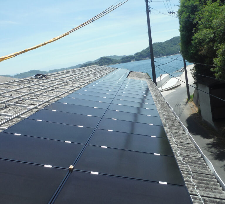 Okayama Japan 45KW roof pv solution