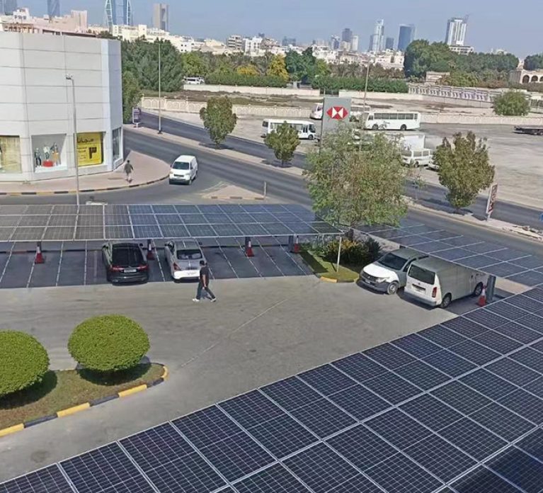 Middle-East  Steel Carport 158.22KW