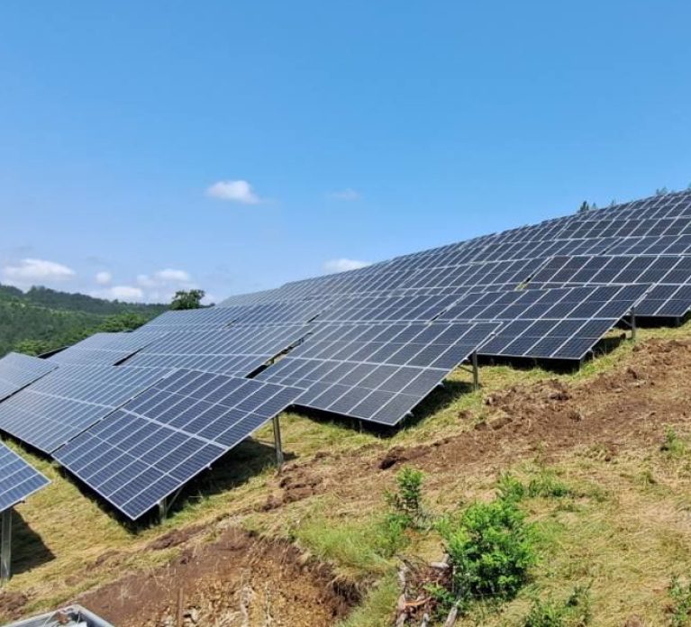 Slope Mountain Ground Solar Mounting System