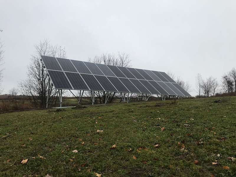 America ground mounting system 9.6kw