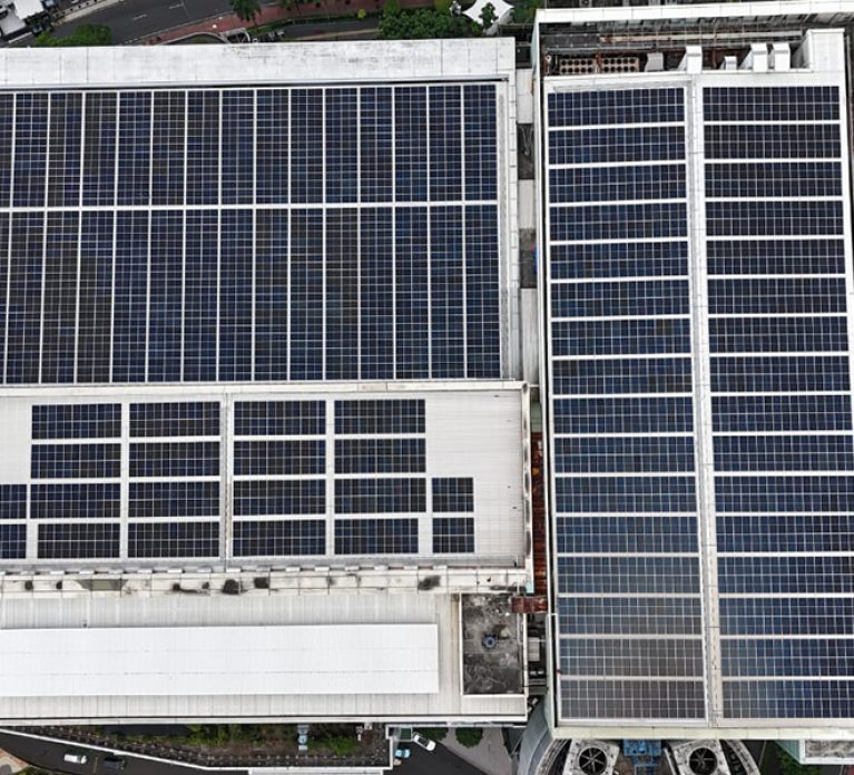 Indonesia 1450KW roof mounting system