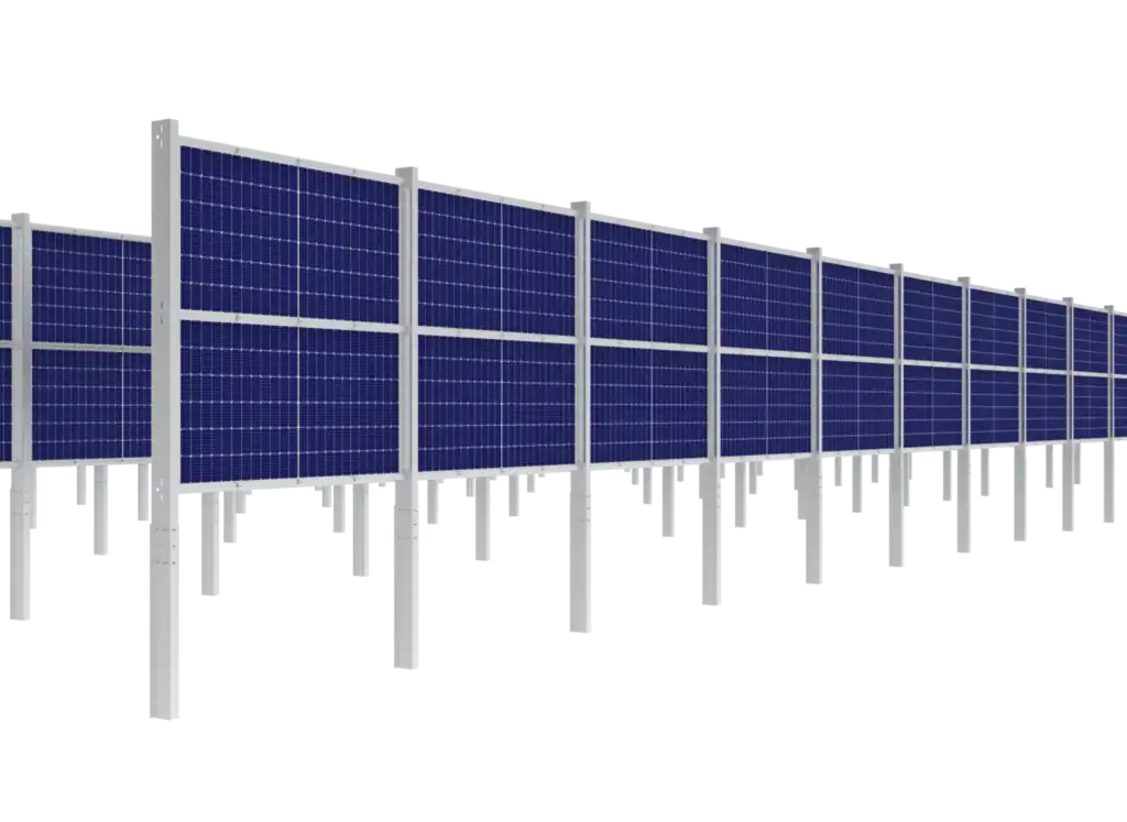 solar fence mounting system
