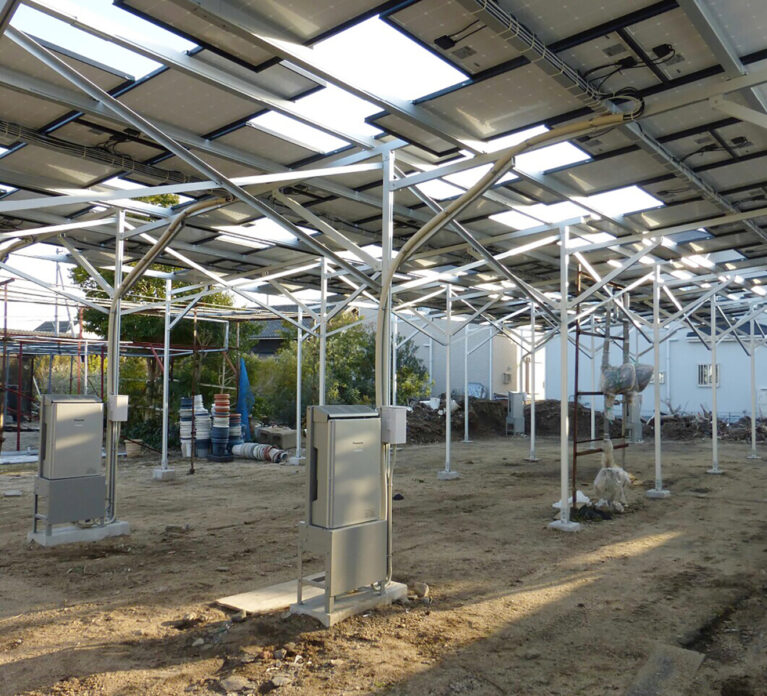 solar farm mounting solution