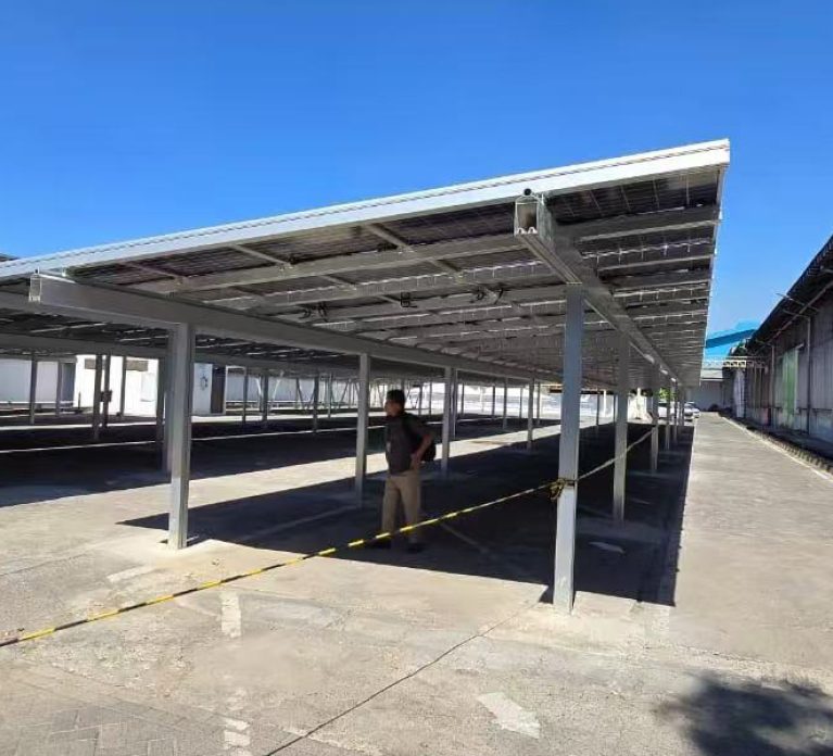 Indonesia 734KW carport system