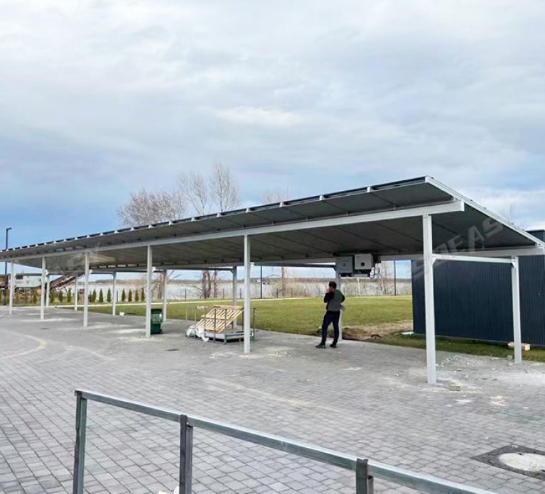 Poland 40KW solar carport