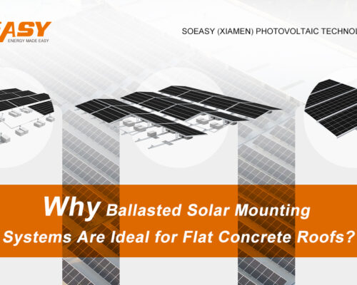solar ballasted mounting solution