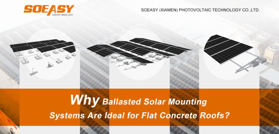 solar ballasted mounting solution