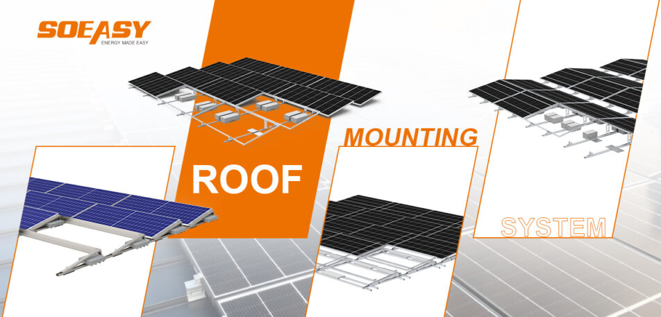 flat roof PV mounting structure