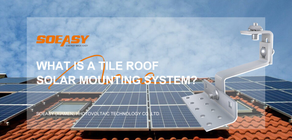 Solar mounting systems designed specifically for tile roof
