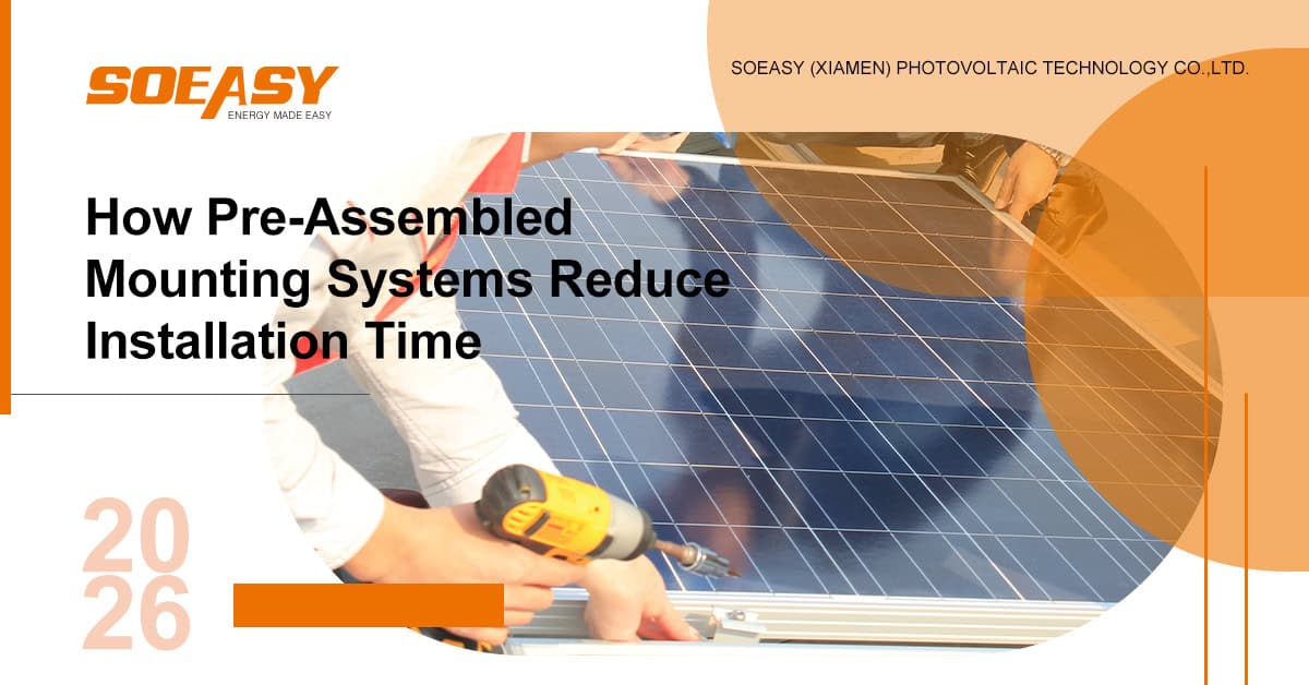 How Pre-Assembled Solar Mounting Systems Reduce Installation Time ...