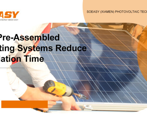 pre-assembled solar mounting kit