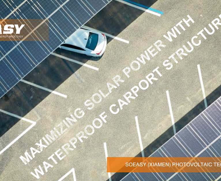 waterproof solar carport