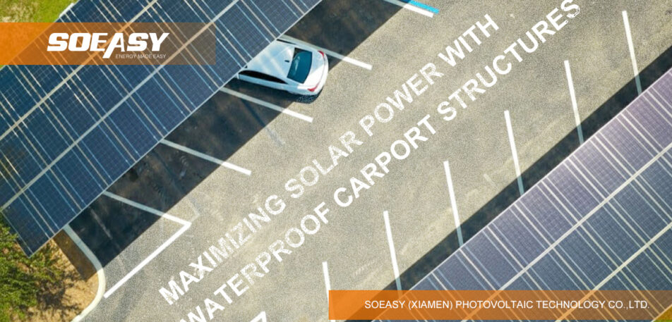 waterproof solar carport