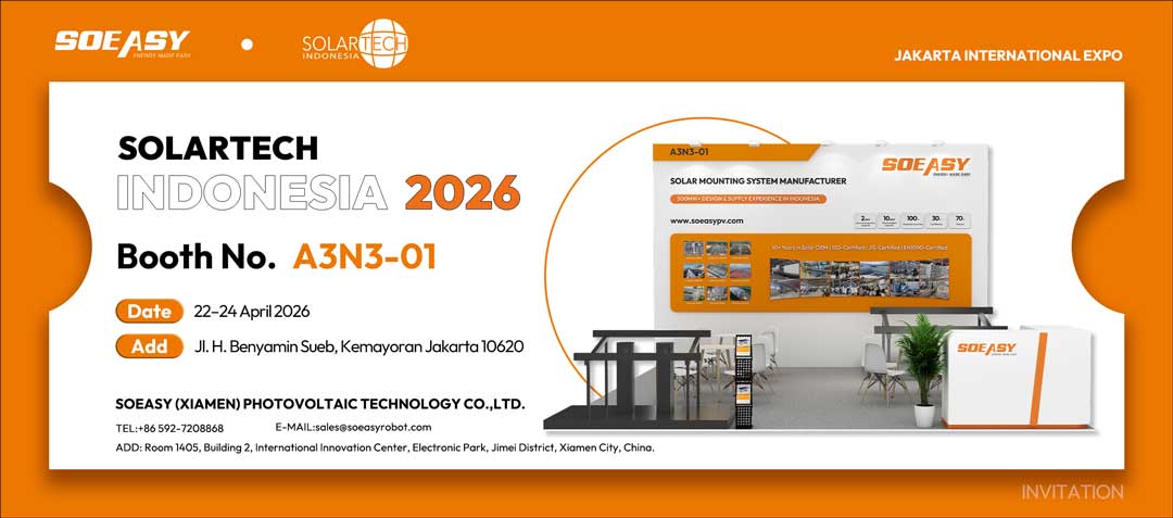 SOEASY SOLAR Showcases New Products at Solartech Indonesia 2026, Booth ...