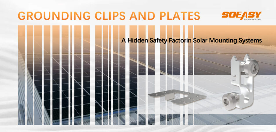 grounding clip and grounding plate