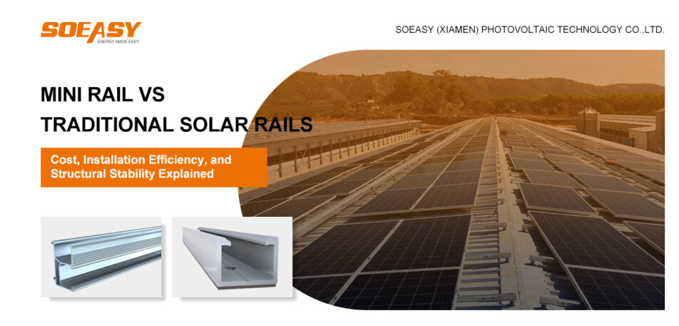 rail for solar roof mounting