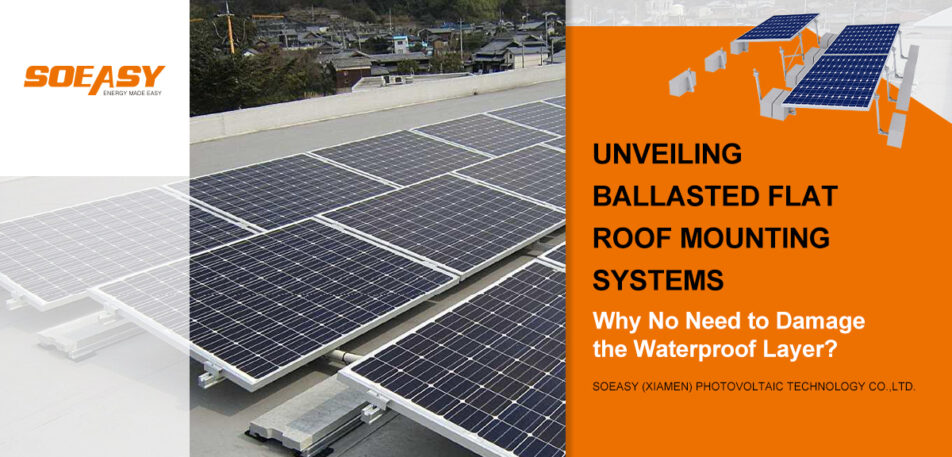ballasted flat roof mounting systems