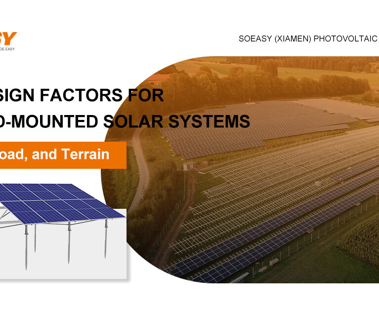 ground-mounted solar system design
