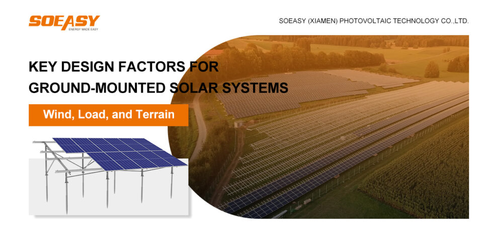 ground-mounted solar system design