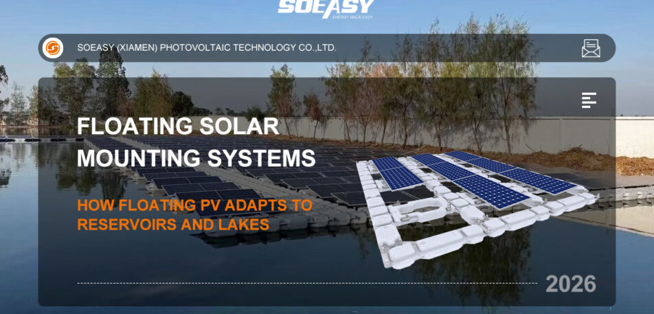 floating solar mounting system