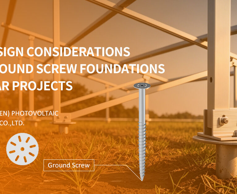 Ground Screw Foundations in Solar Projects
