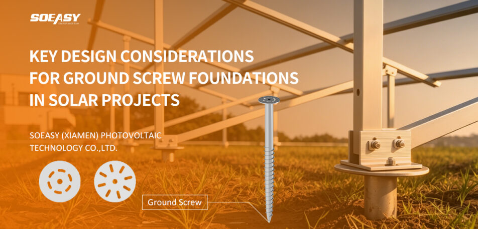 Ground Screw Foundations in Solar Projects