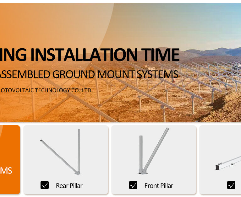 pre-assembled ground mount systems