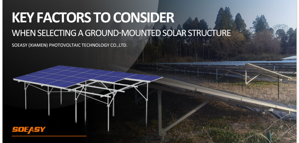 ground-mounted solar structure
