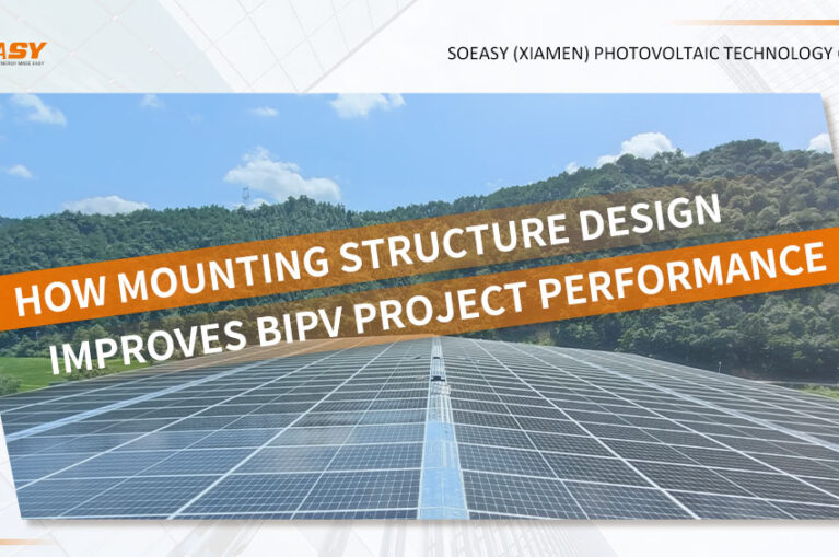 BIPV mounting design