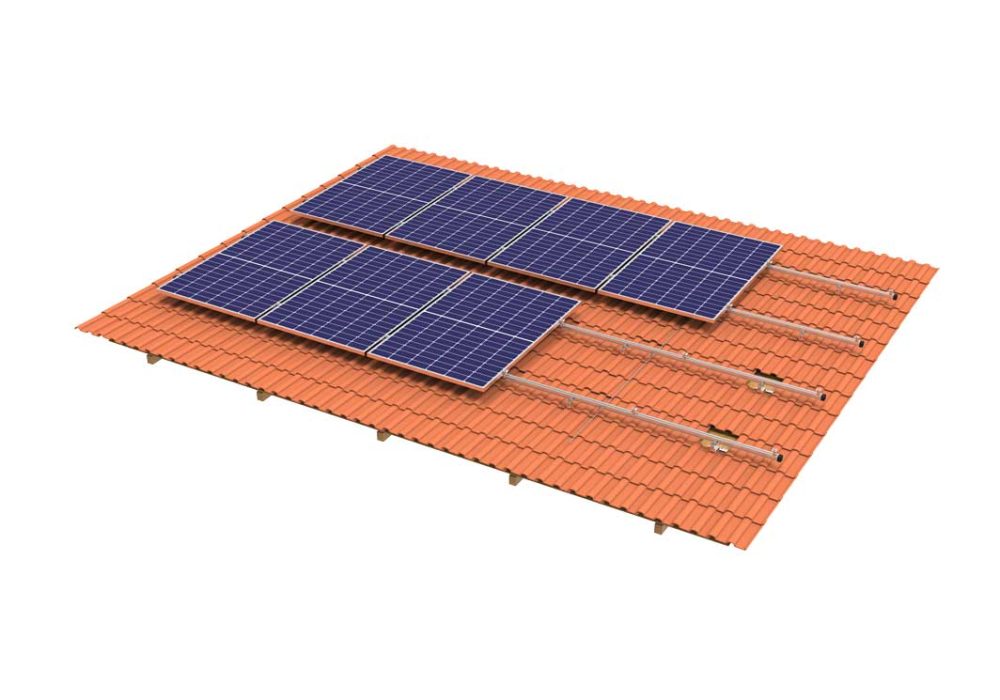 Solar roof brackets (adjustable)